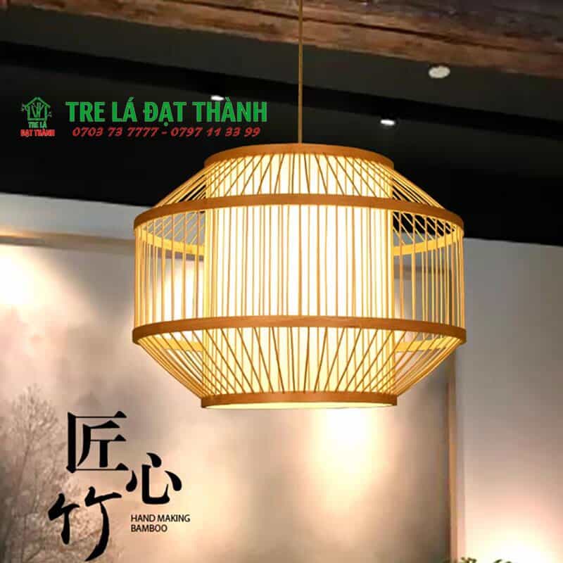 Đèn Trụ Tăm Tre Trang Trí - DMT036